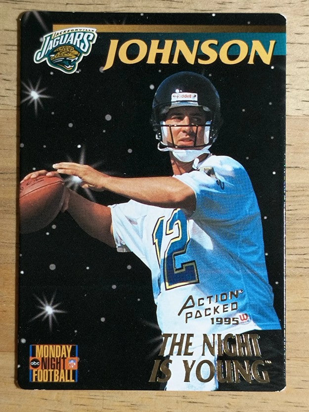 1995 Action Packed Monday Night Football #99 Rob Johnson NY RC