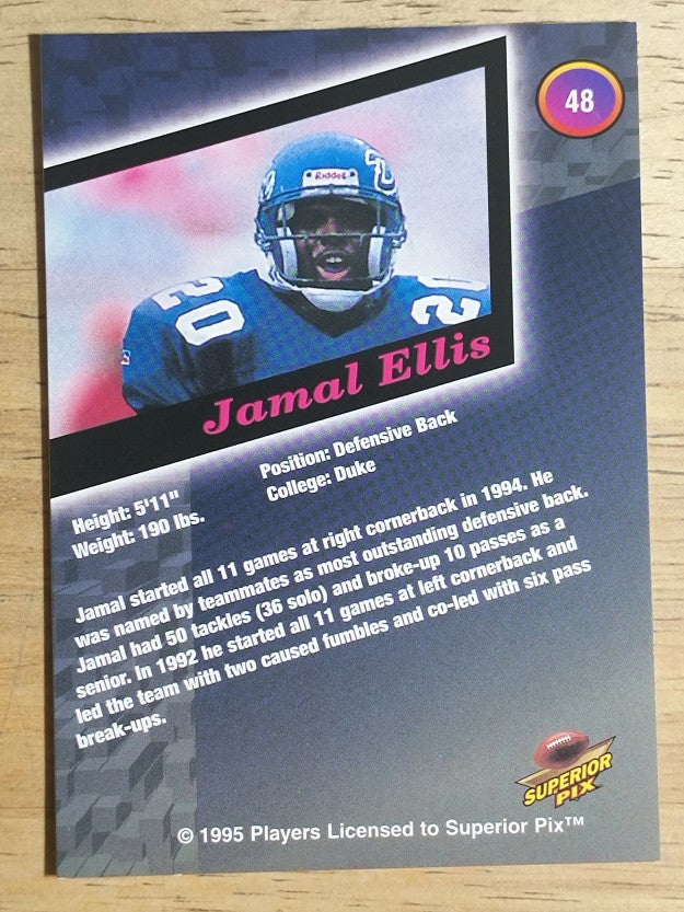 1995 Superior Pix #48 Jamal Ellis