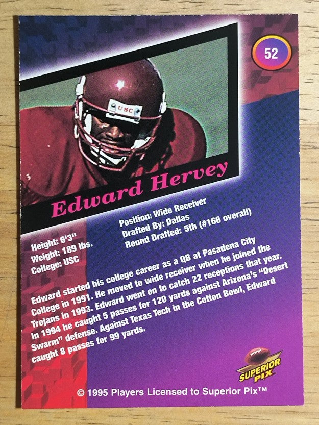 1995 Superior Pix #52 Ed Hervey