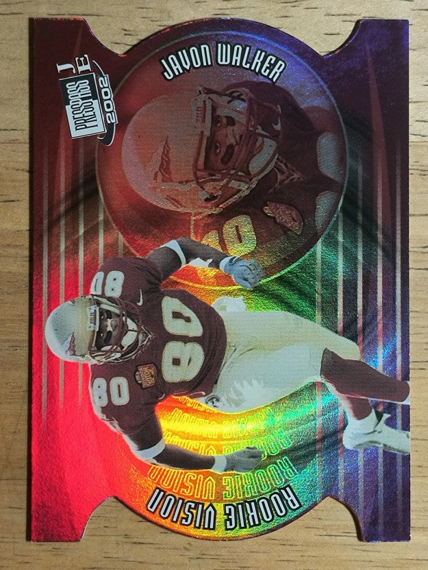 2002 Press Pass JE Rookie Vision #RV12 Javon Walker