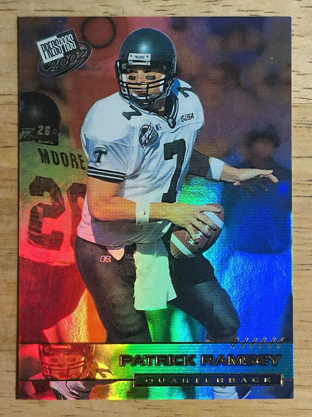 2002 Press Pass Reflectors #8 Patrick Ramsey (EXMT)