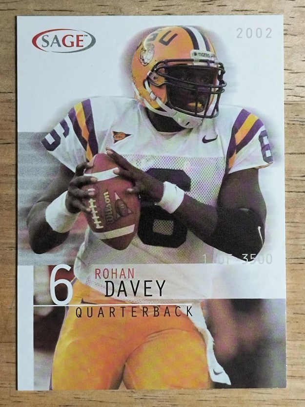 2002 SAGE #9 Rohan Davey