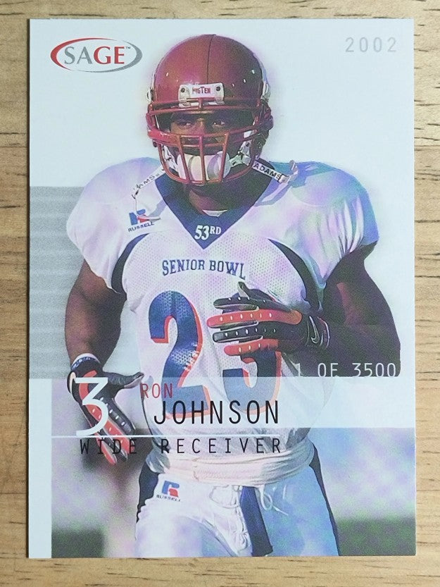 2002 SAGE #24 Ron Johnson