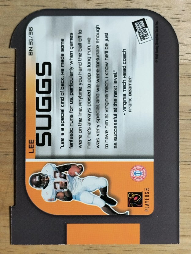 2003 Press Pass Big Numbers #BN31 Lee Suggs