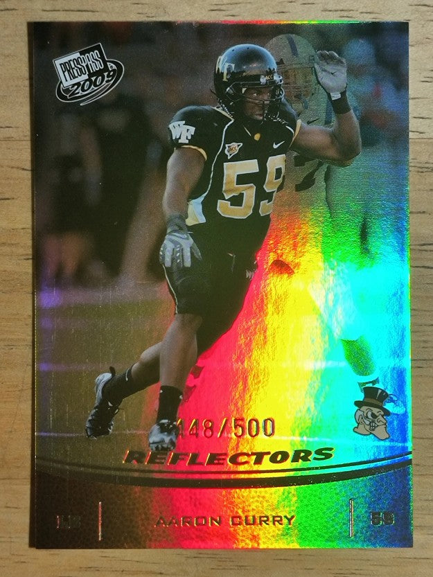 2009 Press Pass Reflectors #42 Aaron Curry