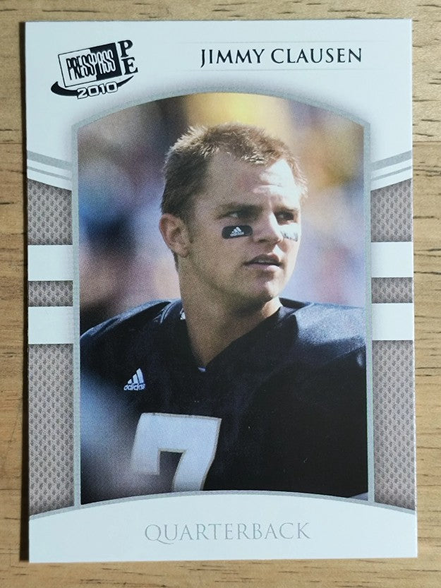 2010 Press Pass PE Blue #12 Jimmy Clausen