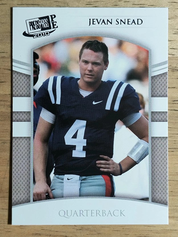 2010 Press Pass PE Blue #41 Jevan Snead