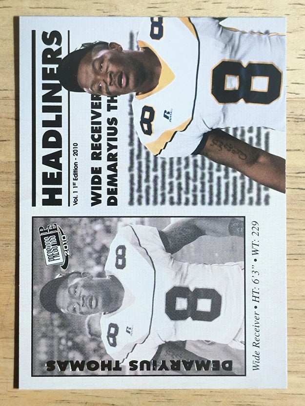 2010 Press Pass PE Headliners #HL12 Demaryius Thomas