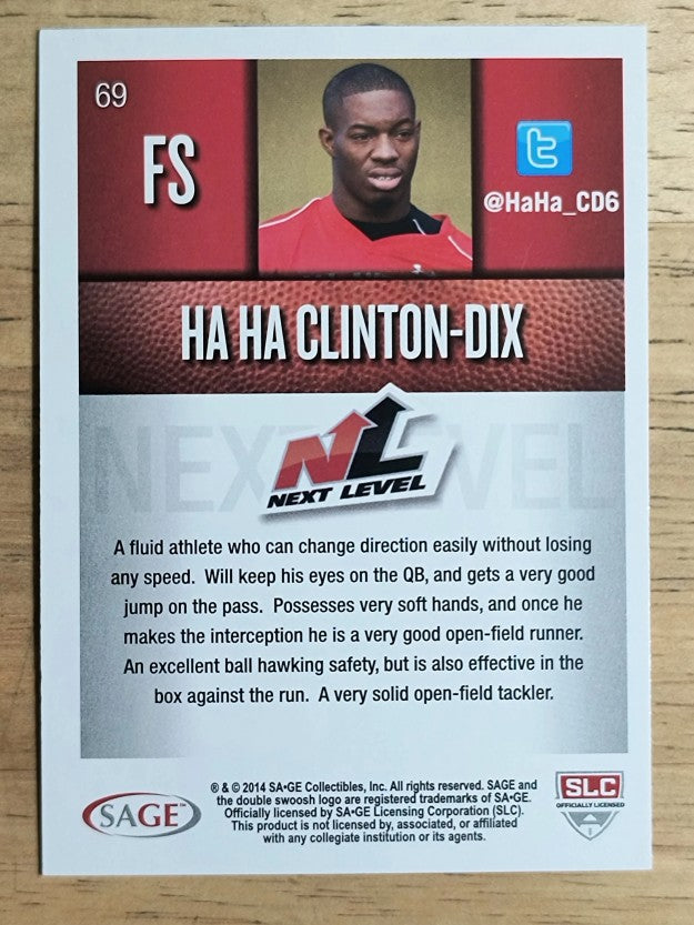 2014 SAGE HIT #69 Ha Ha Clinton-Dix NL