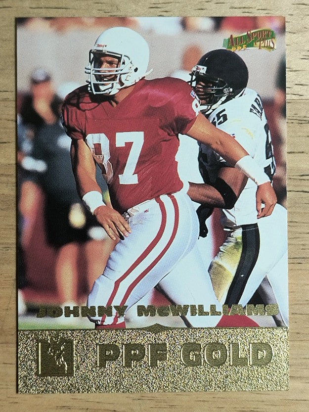 1996-97 Score Board All Sport PPF Gold #154 Johnny McWilliams