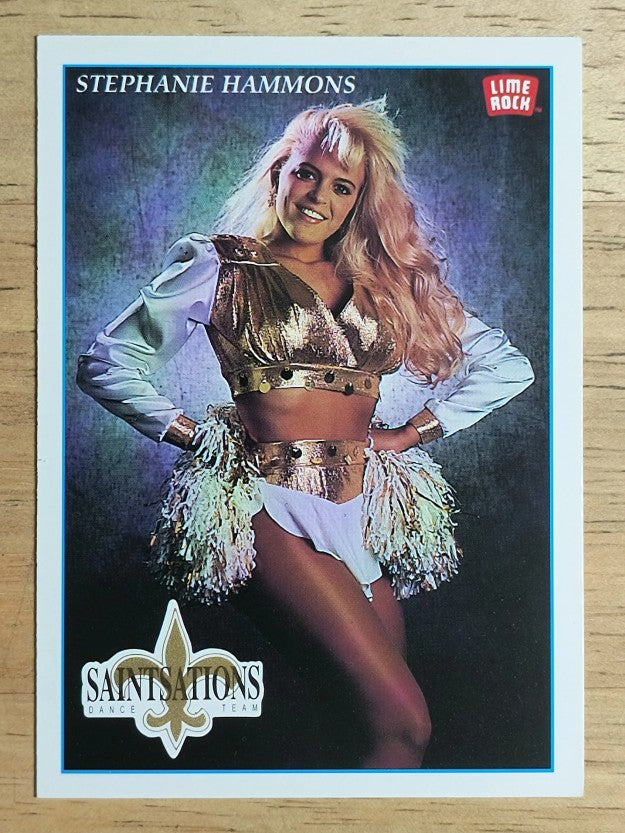 1992 Lime Rock Pro Football Cheerleaders #54 Stephanie Hammons