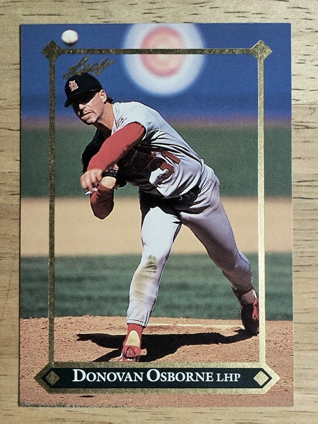1992 Leaf Gold Rookies #BC19 Donovan Osborne