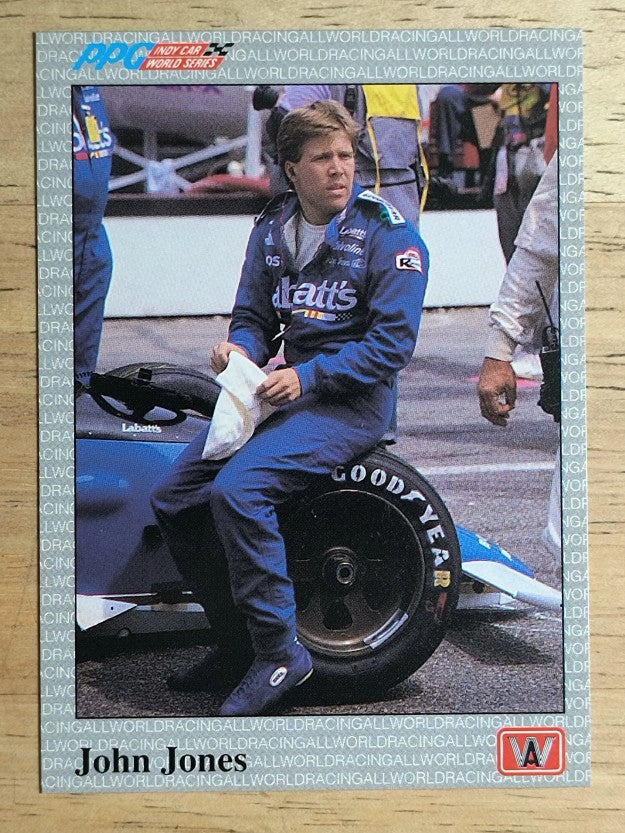 1991 All World Indy #57 John Jones