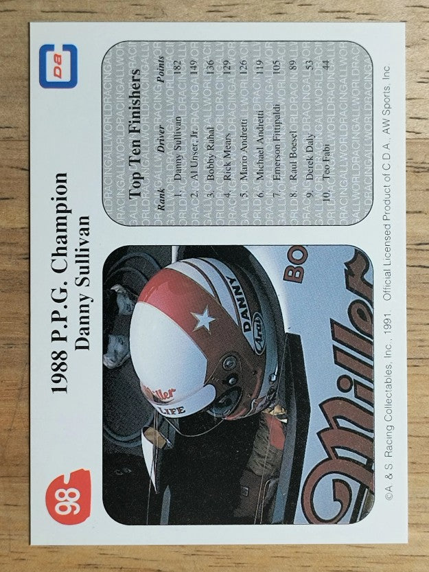 1991 All World Indy #98 Danny Sullivan