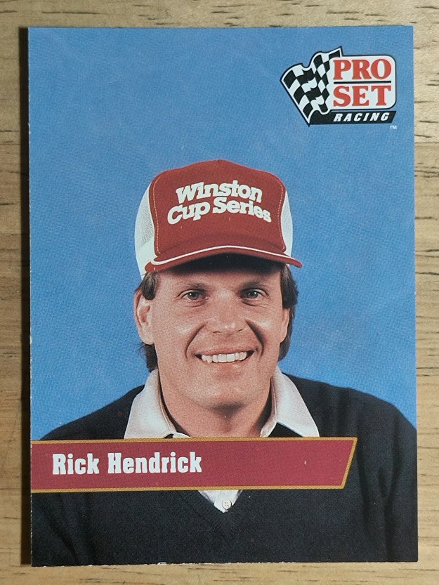 1991 Pro Set #18A Rick Hendrick ERR/pictured in dark sweater and white shirt