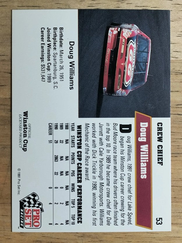1991 Pro Set #53 Doug Williams