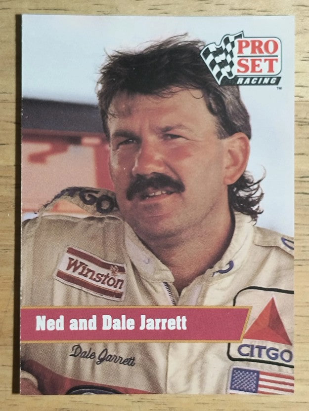 1991 Pro Set #55 Ned Jarrett/Dale Jarrett