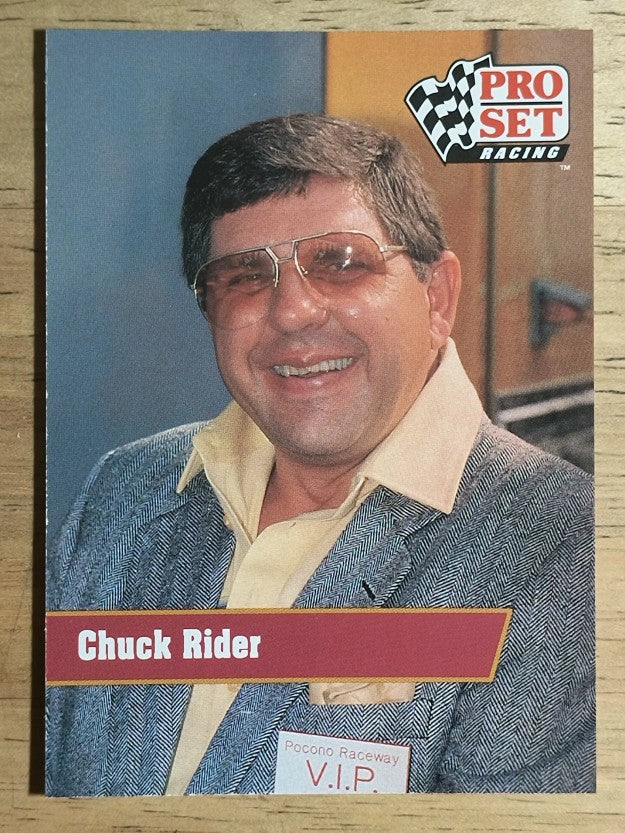 1991 Pro Set #58 Chuck Rider