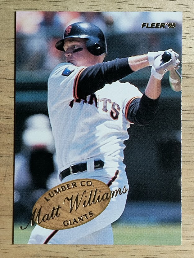 1995 Fleer Lumber Company #10 Matt Williams