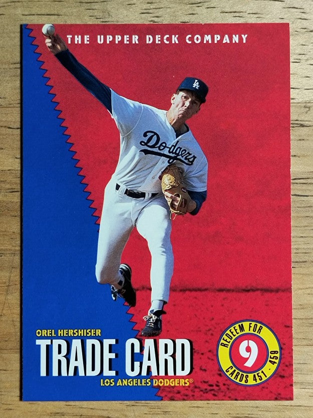 1995 Upper Deck Trade Exchange #TC1 Orel Hershiser