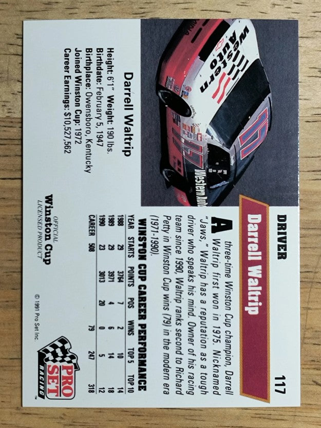 1991 Pro Set #117 Darrell Waltrip