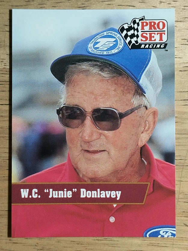 1991 Pro Set #122 Junie Donlavey