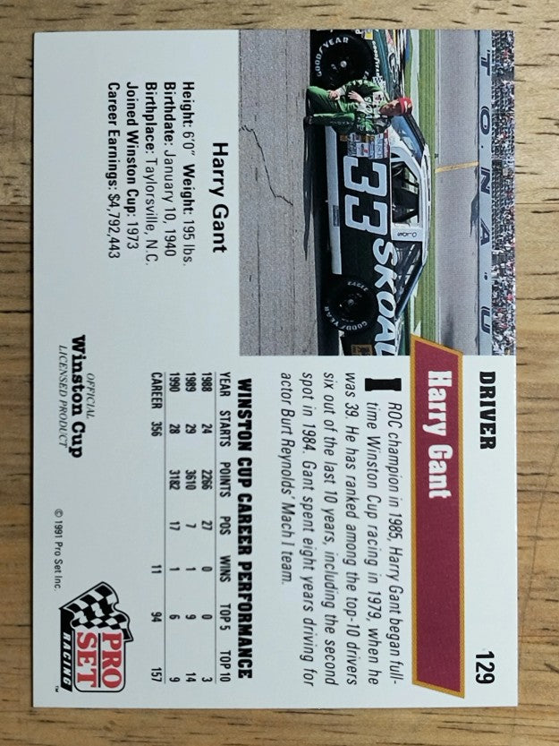 1991 Pro Set #129 Harry Gant