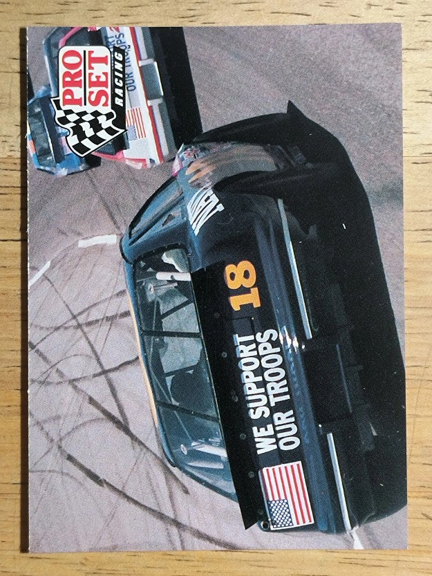 1991 Pro Set #136 Greg Sacks Navy Car