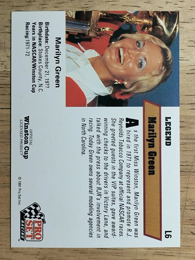 1991 Pro Set Legends #L6 Marilyn Green
