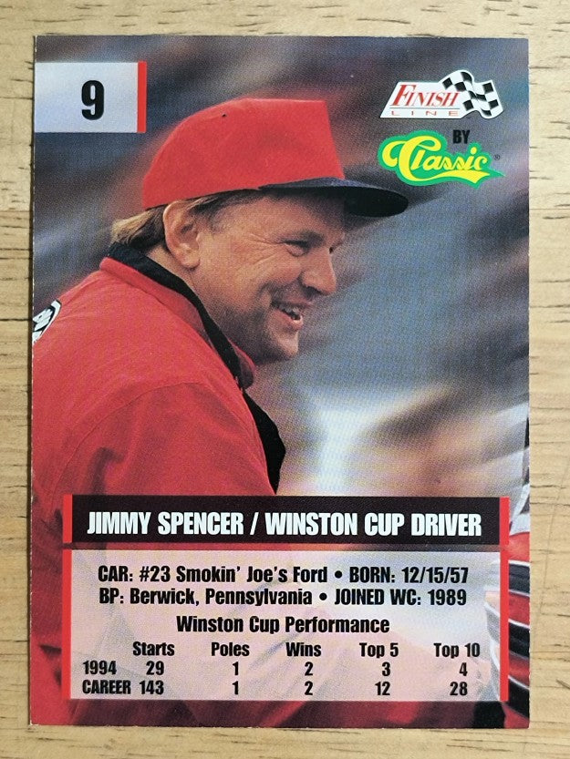1995 Finish Line #9 Jimmy Spencer
