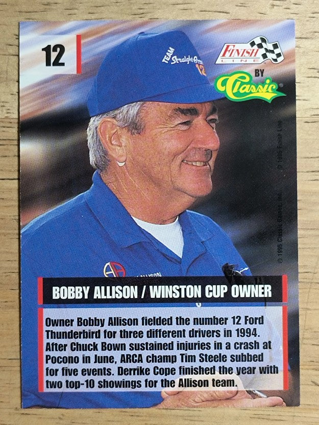 1995 Finish Line #12 Bobby Allison