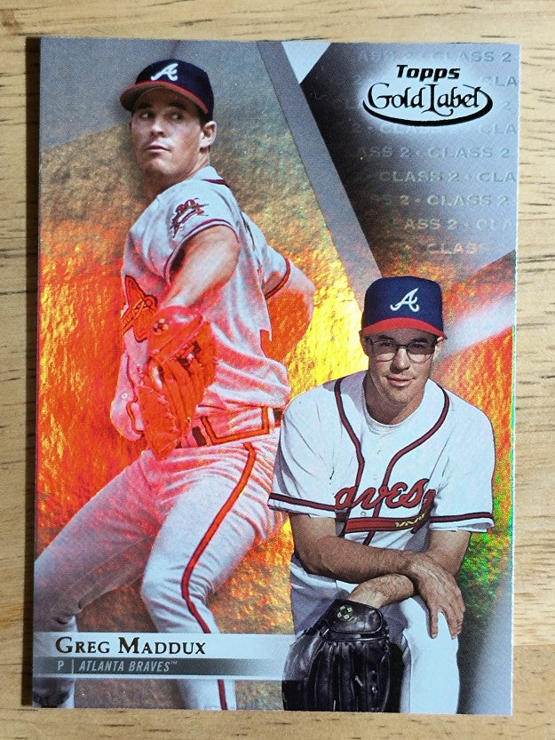 2018 Topps Gold Label Class 2 #7 Greg Maddux