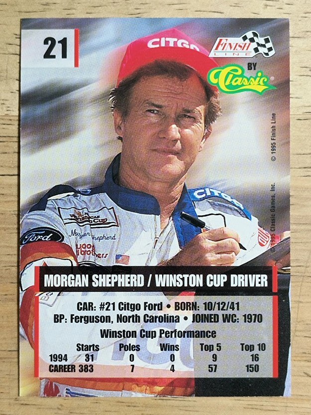 1995 Finish Line #21 Morgan Shepherd