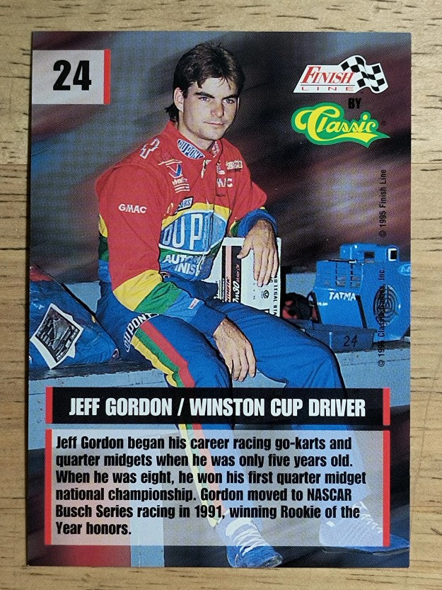 1995 Finish Line #24 Jeff Gordon/Brooke Sealy