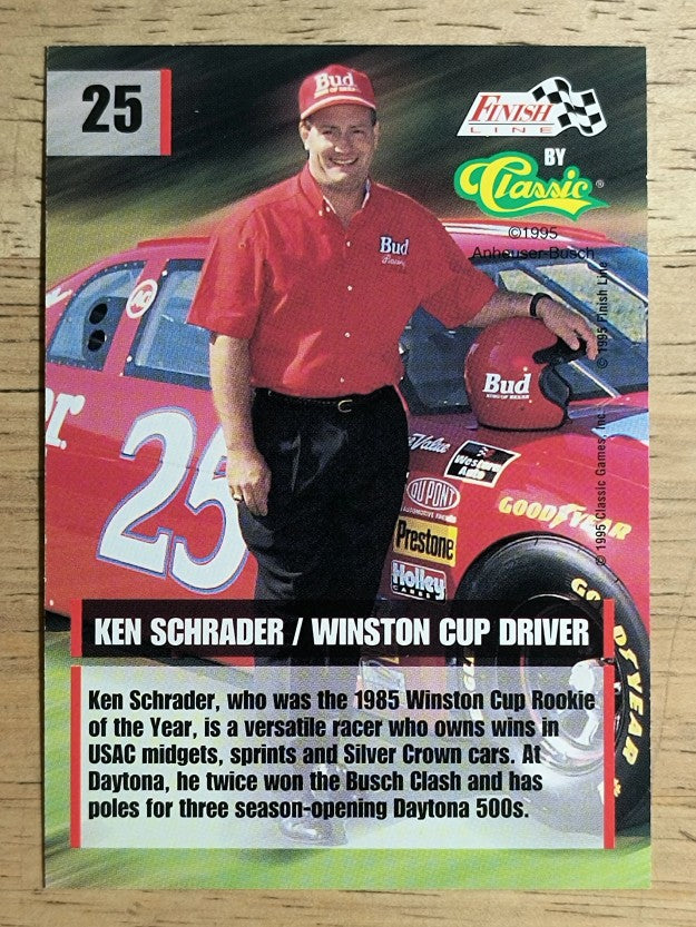 1995 Finish Line #25 Ken Schrader