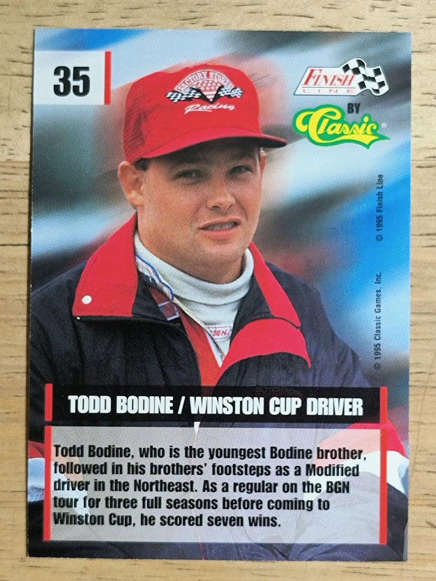 1995 Finish Line #35 Todd Bodine