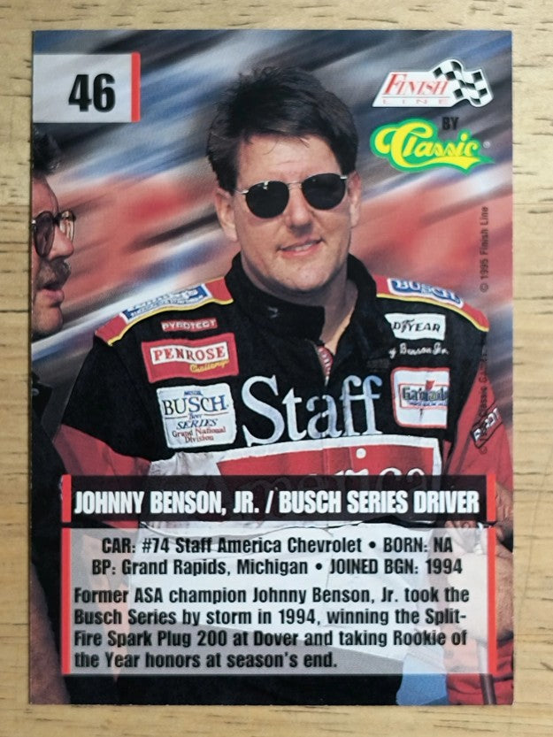 1995 Finish Line #46 Johnny Benson