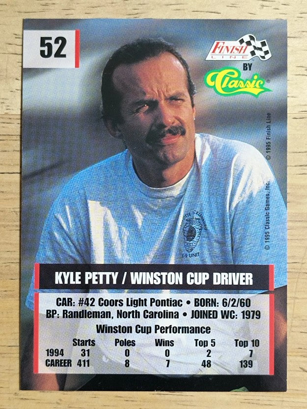 1995 Finish Line #52 Kyle Petty