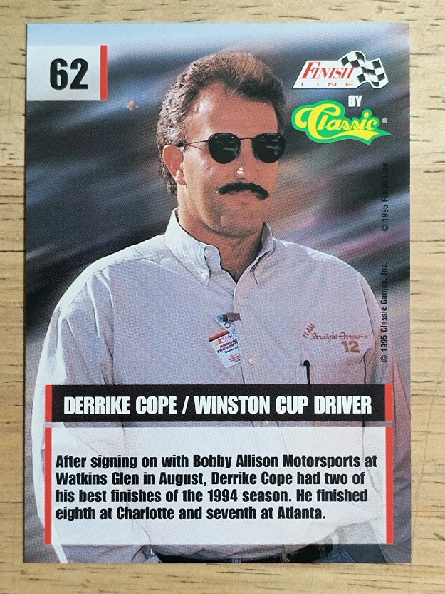 1995 Finish Line #62 Derrike Cope