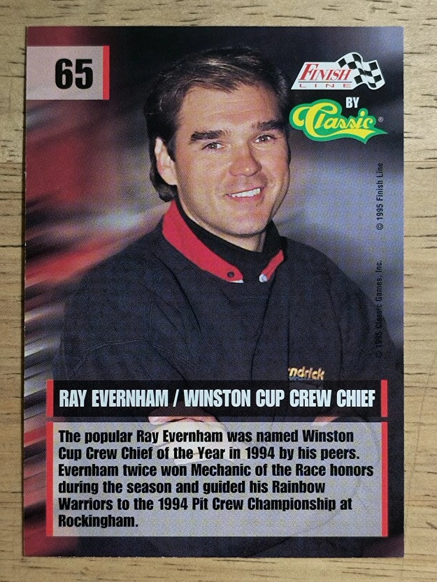 1995 Finish Line #65 Ray Evernham