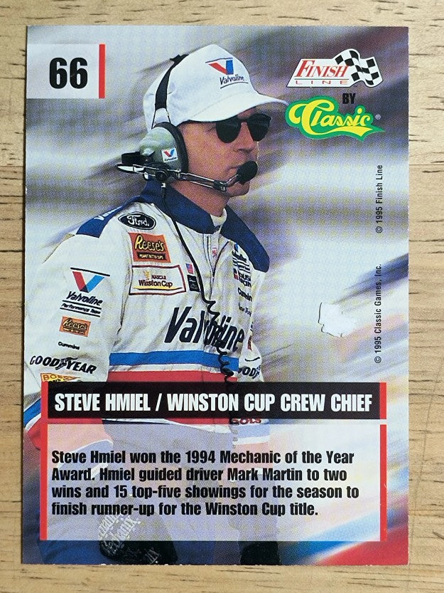 1995 Finish Line #66 Steve Hmiel
