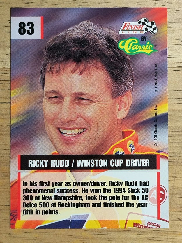 1995 Finish Line #83 Ricky Rudd