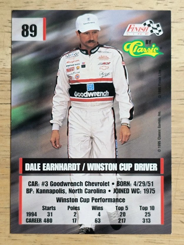 1995 Finish Line #89 Dale Earnhardt