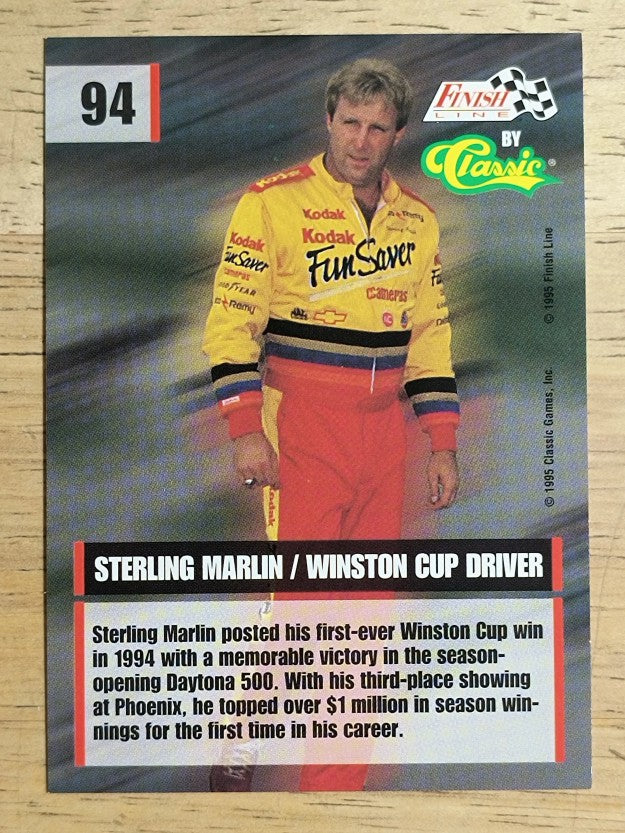 1995 Finish Line #94 Sterling Marlin