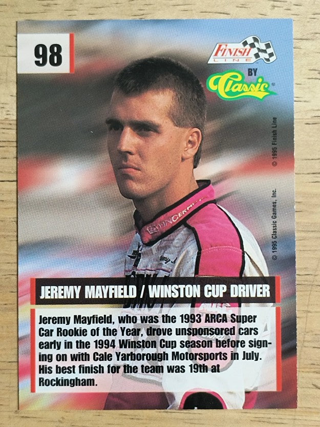 1995 Finish Line #98 Jeremy Mayfield