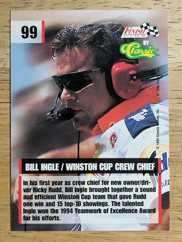 1995 Finish Line #99 Bill Ingle