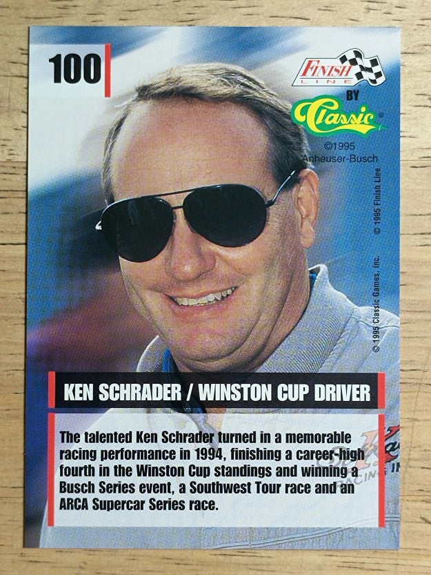 1995 Finish Line #100 Ken Schrader