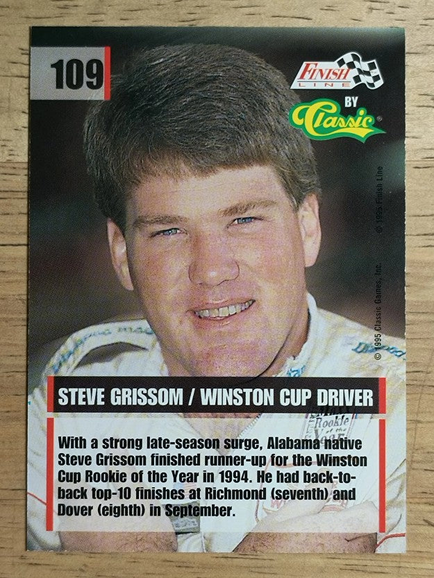 1995 Finish Line #109 Steve Grissom