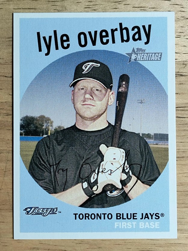 2008 Topps Heritage #337 Lyle Overbay GB SP