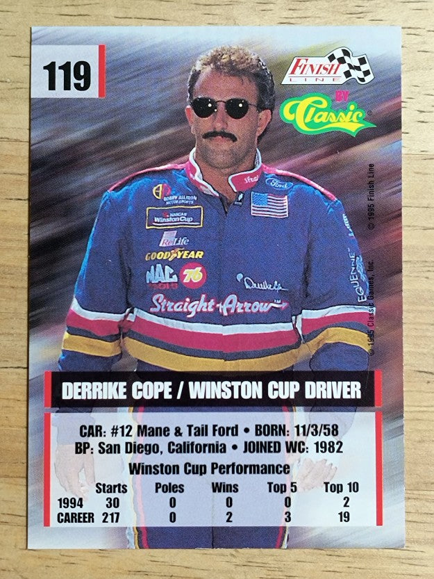 1995 Finish Line #119 Derrike Cope